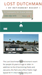 Mobile Screenshot of lostdutchmanrvresort.com